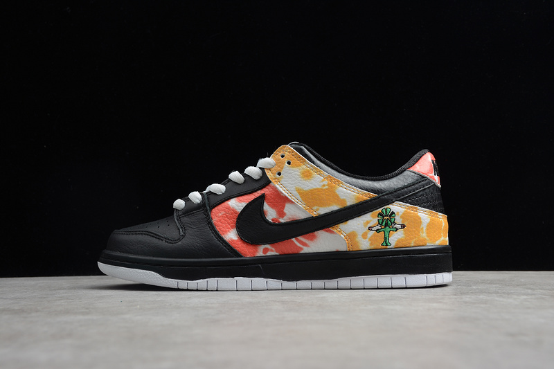 Sb Dunk Low Tie-Dye Rayguns 2019 Black/Orange-Flash 23