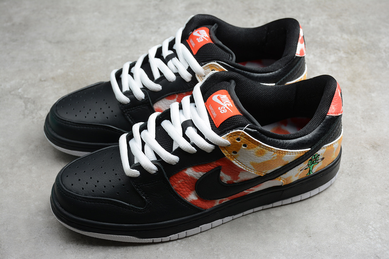 Sb Dunk Low Tie-Dye Rayguns 2019 Black/Orange-Flash 29