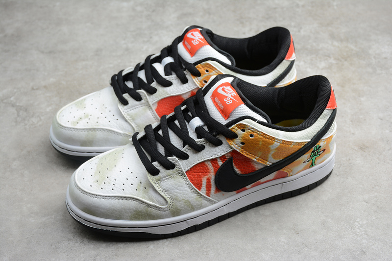 Sb Dunk Low Raygun Tie-Dye White/Orange Flash 27