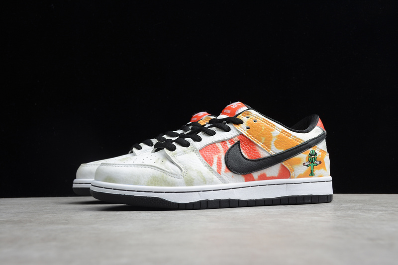 Sb Dunk Low Raygun Tie-Dye White/Orange Flash 31