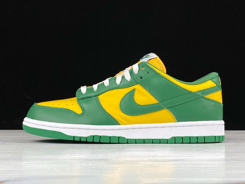 Sb Dunk Low Sp Brazil Varsity Maize/Pine Green/White 9