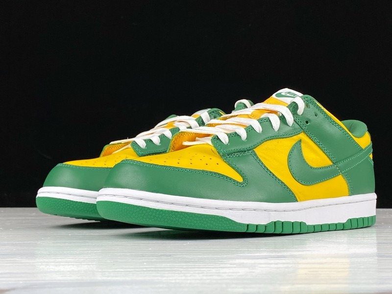 Sb Dunk Low Sp Brazil Varsity Maize/Pine Green/White 11