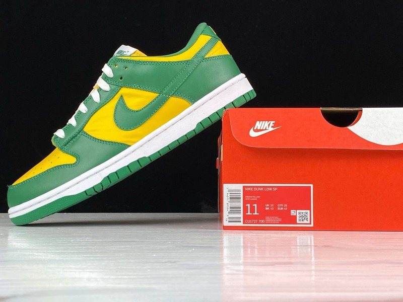 Sb Dunk Low Sp Brazil Varsity Maize/Pine Green/White 17