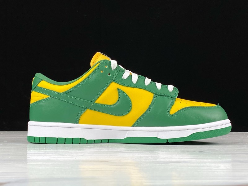 Sb Dunk Low Sp Brazil Varsity Maize/Pine Green/White 19