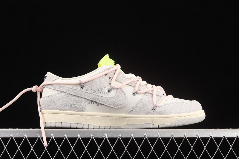 Ow X Sb Dunk Low Lot 12 Of 50 Sail/Neutral Grey/Crimson Tint 25