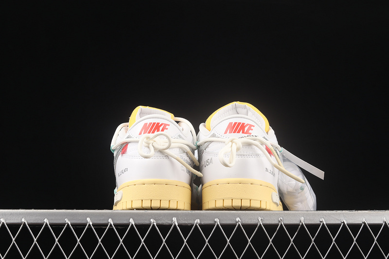 Ow X Sb Dunk Low Dear Summer-01 Of 50 White/Metallic Silver 11