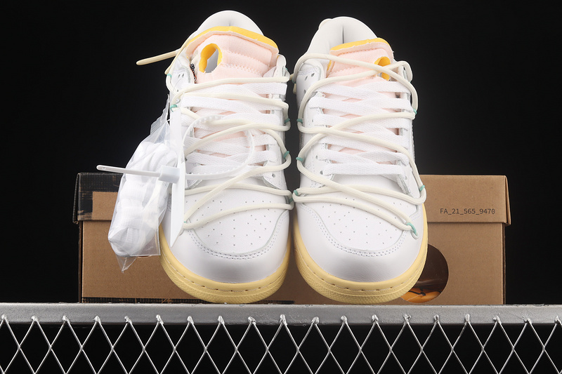 Ow X Sb Dunk Low Dear Summer-01 Of 50 White/Metallic Silver 27