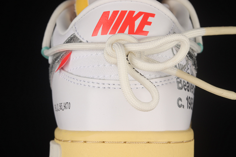 Ow X Sb Dunk Low Dear Summer-01 Of 50 White/Metallic Silver 31