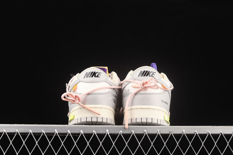 Off-White X Dunk Low Lot 24 Of 50 Sail/Neutral Grey/Washed 19