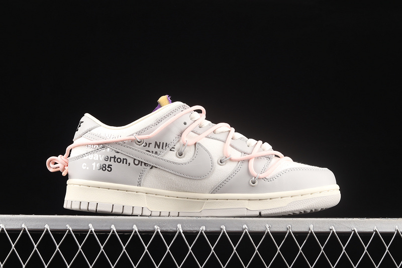 Off-White X Dunk Low Lot 24 Of 50 Sail/Neutral Grey/Washed 25