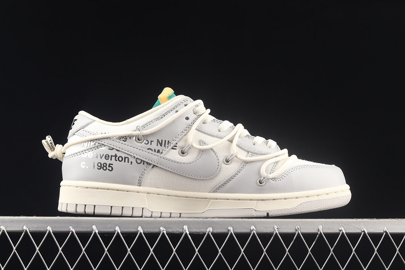 Off-White X Dunk Low 'Lot 25 Of 50'Sail/Neutral Grey/Pale Ivory 19