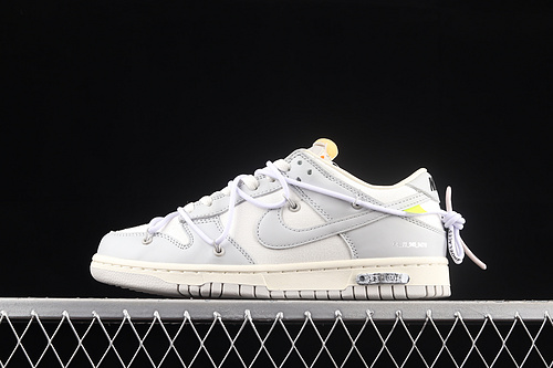 Off-White X Dunk Low Lot 49 Of 50 Sail/Neutral Grey/White 13