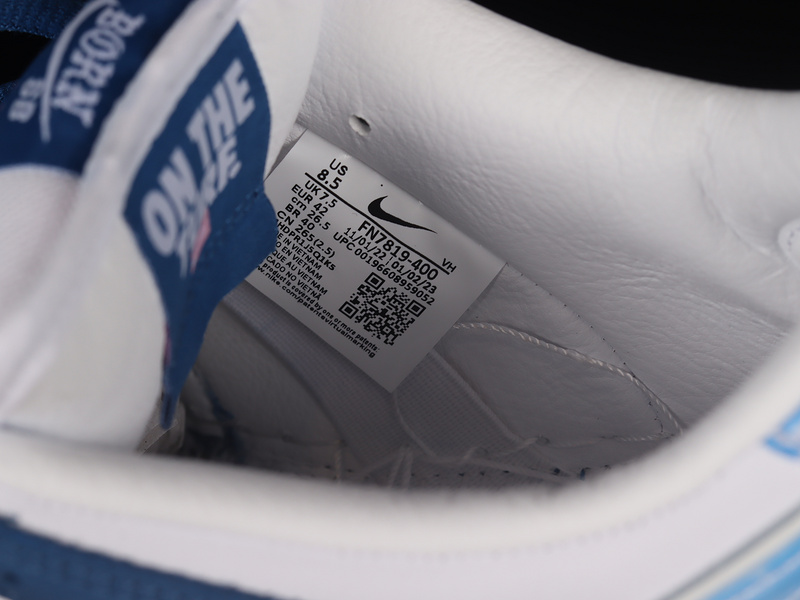 Born X Raised Sb Dunk Low Deep Royal Blue/White-White 13