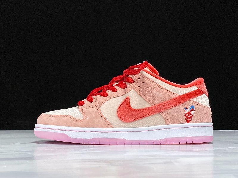 Sb Dunk Low Strangelove Skateboards Regular Box Pink/Red-White 7