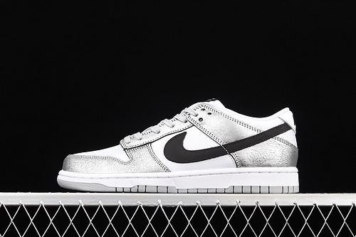 Sb Dunk Low Shimmer Silver/Black/White 23