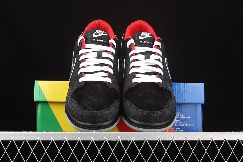 Lpl X Sb Dunk Low League Of Legends Black/White-Bright Crimson 11