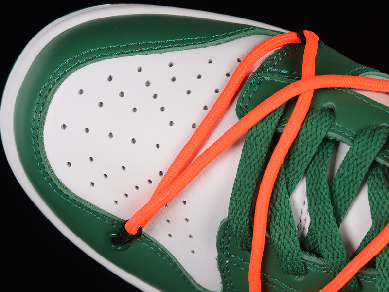 Off-White X Dunk Low White/Pine Green/Pine Green 5