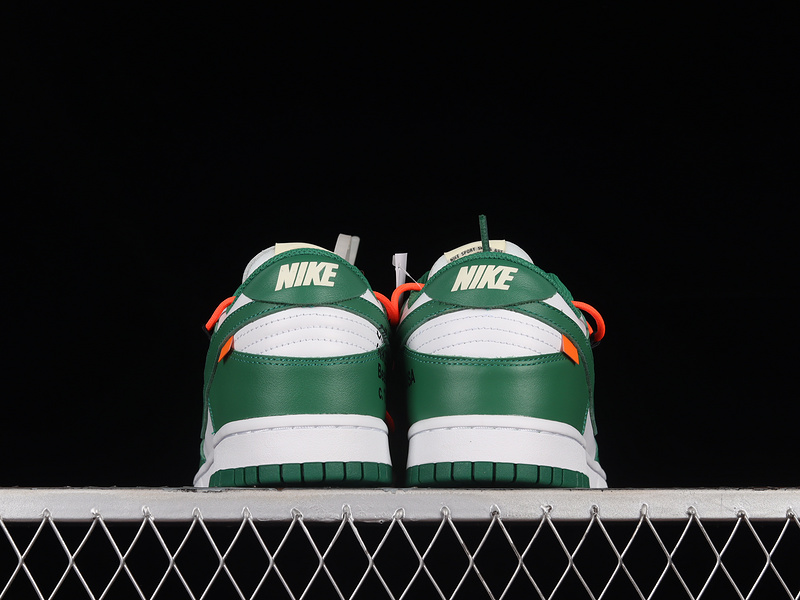 Off-White X Dunk Low White/Pine Green/Pine Green 21