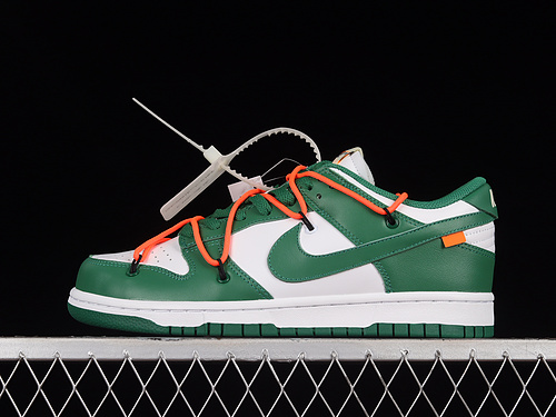 Off-White X Dunk Low White/Pine Green/Pine Green 31