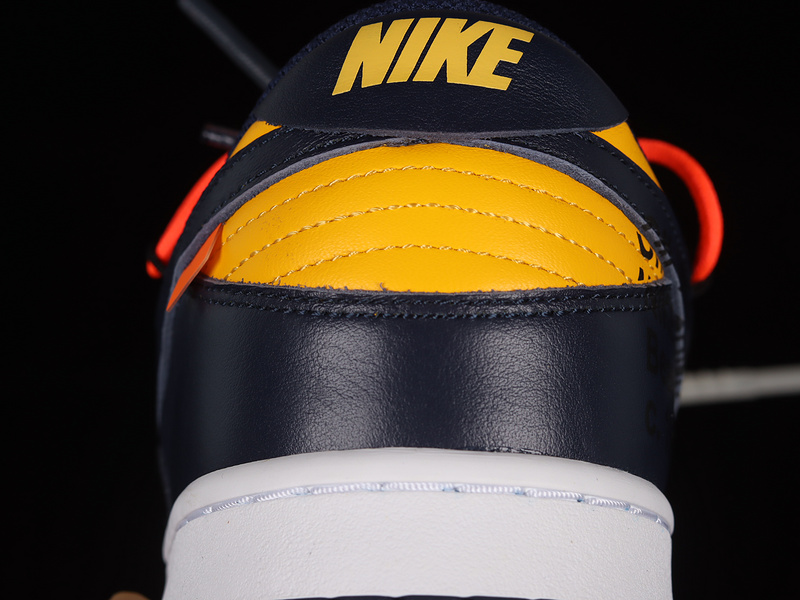 Off-White X Dunk Low University Gold/Midnight Navy/White 21