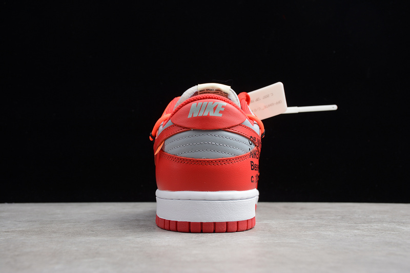 Off-White X Sb Dunk Low University Red/Wolf Grey 13