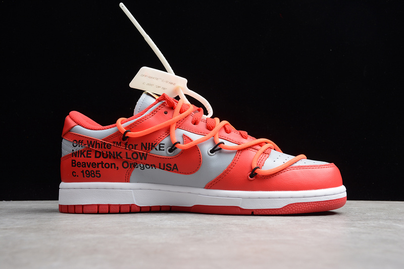 Off-White X Sb Dunk Low University Red/Wolf Grey 27