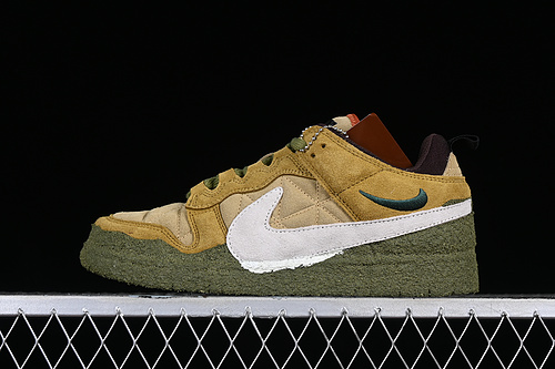 Cactus Plant Flea Market X Dunk Low Sp Tan Mossy Green 13