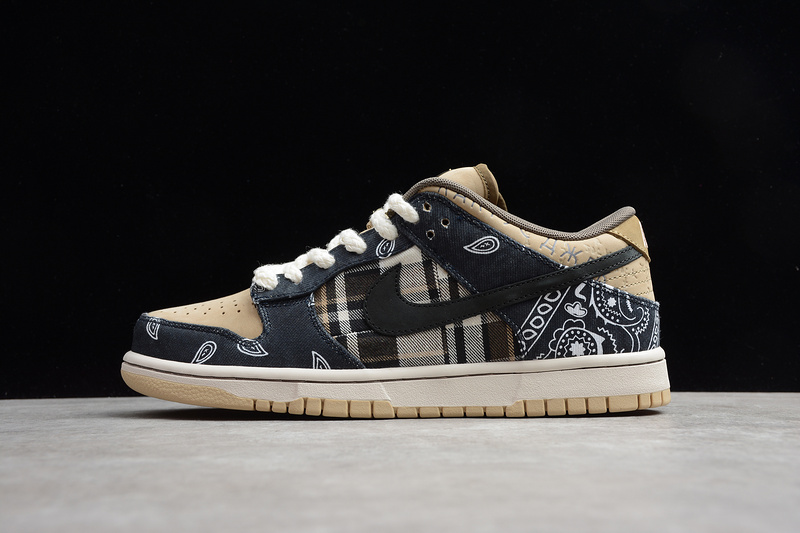 Gz Sb Dunk Low Travis Scott Black/Parachute Beige-Petra Brown 23