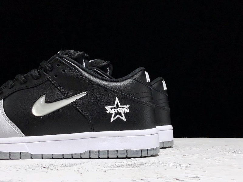 Pk Supreme X Sb Dunk Low Black/Silver/White 19