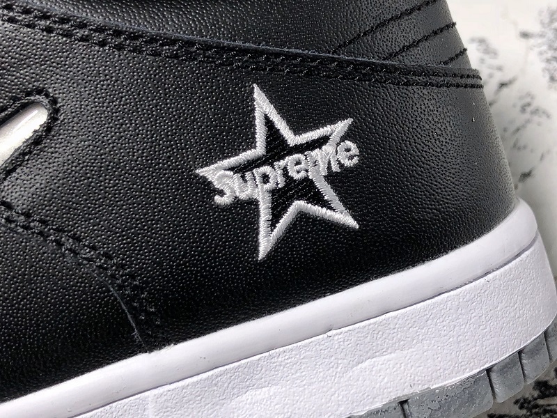 Pk Supreme X Sb Dunk Low Black/Silver/White 21