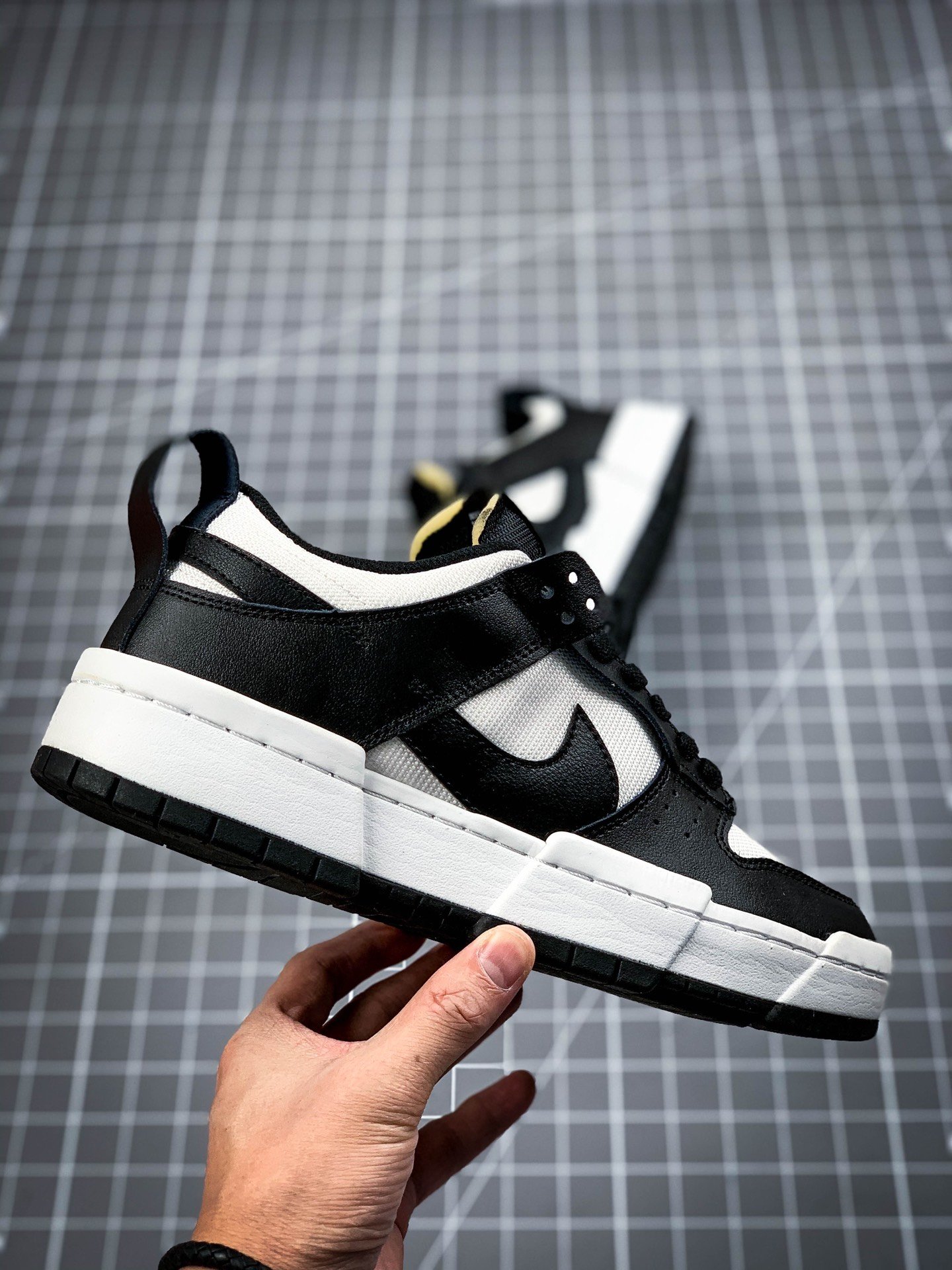 Sb Dunk Low Disrupt Pro Qs Black/Black/White 9