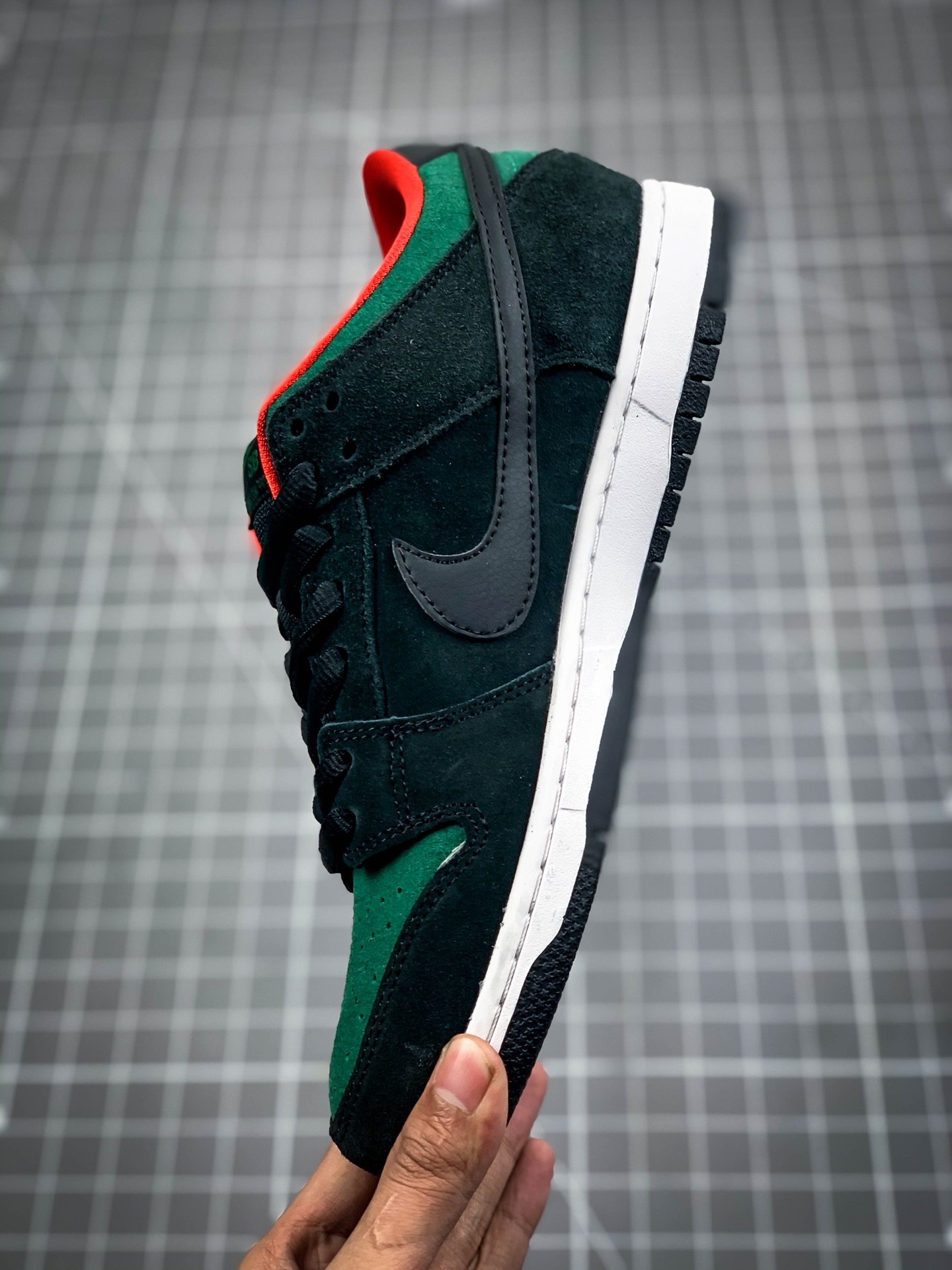 Dunk Low Pro Sb Reptile Black/Black-Gorge Green 5