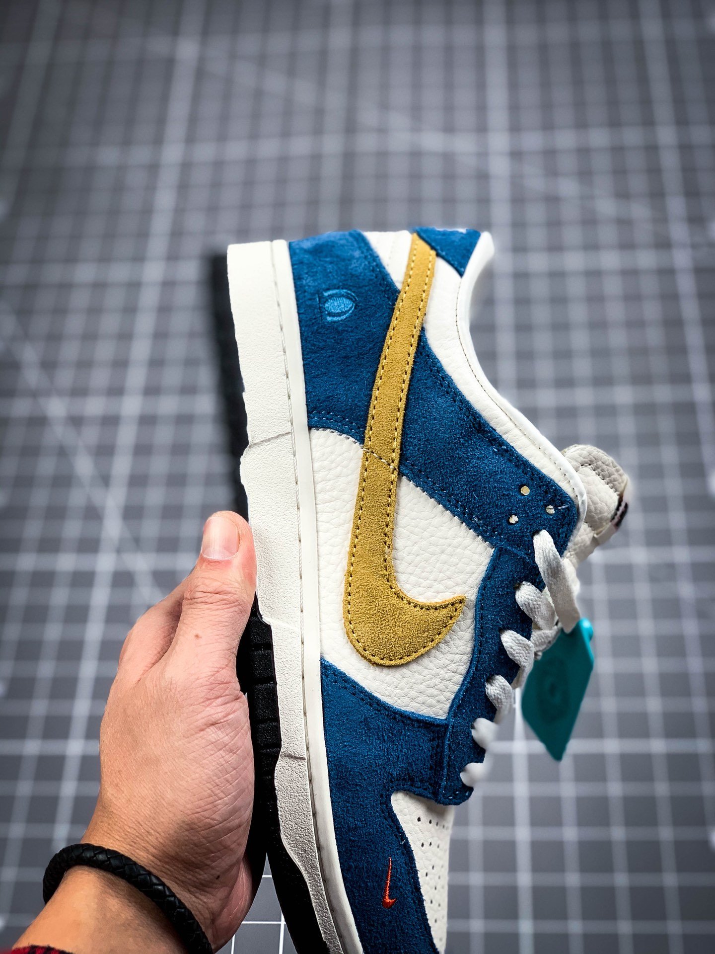 Kasina X Dunk Low Industrial Blue Sail/University Gold-Industrial Blue 13