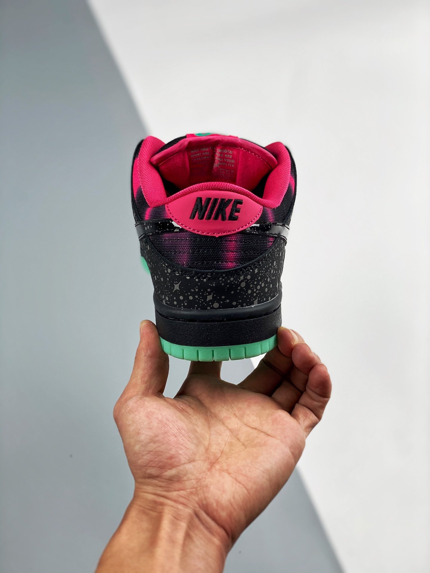 Sb Dunk Low Premier Northern Lights Black/Pink/Green 5