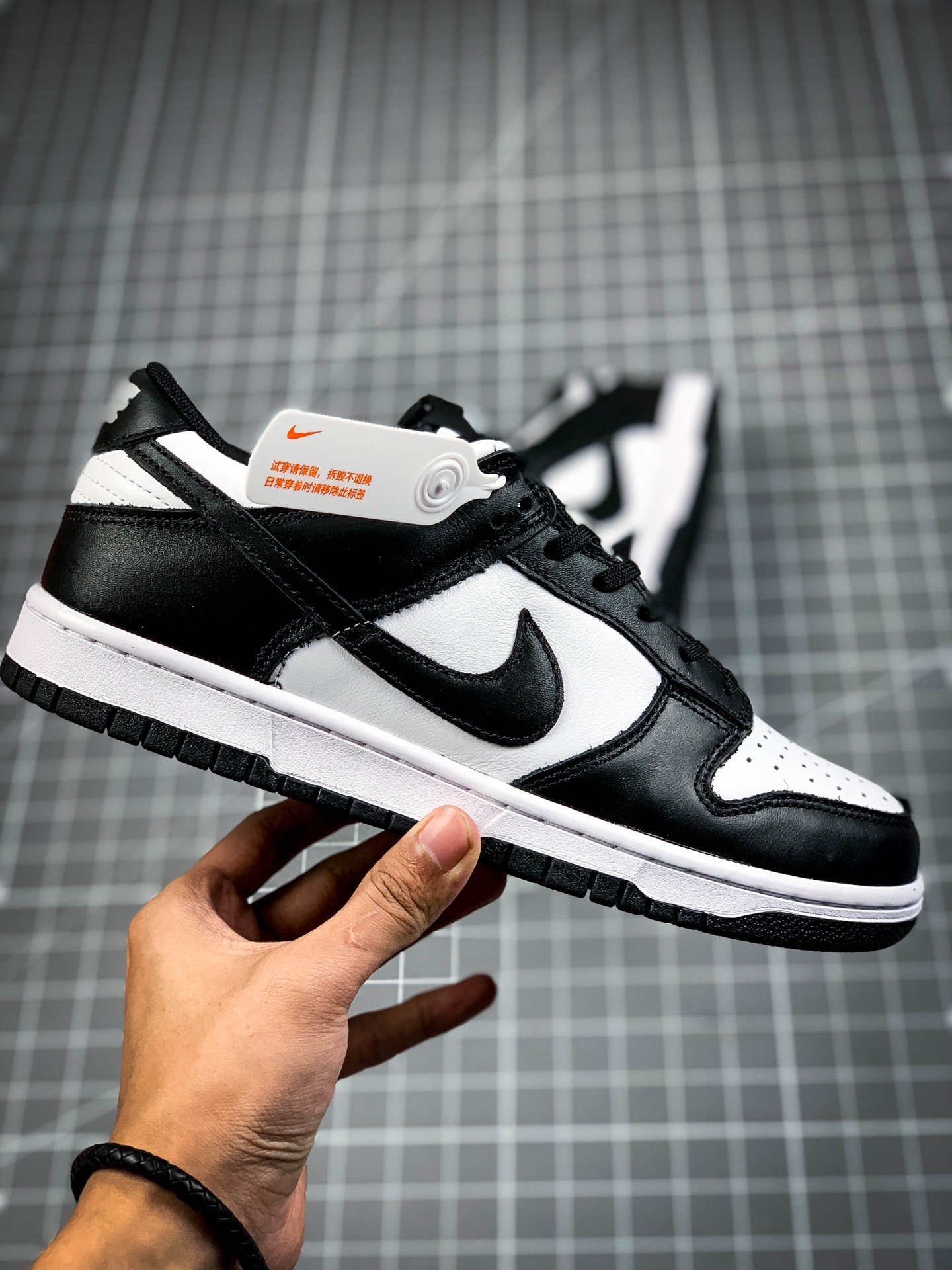 Sb Dunk Low White/Black-White 3