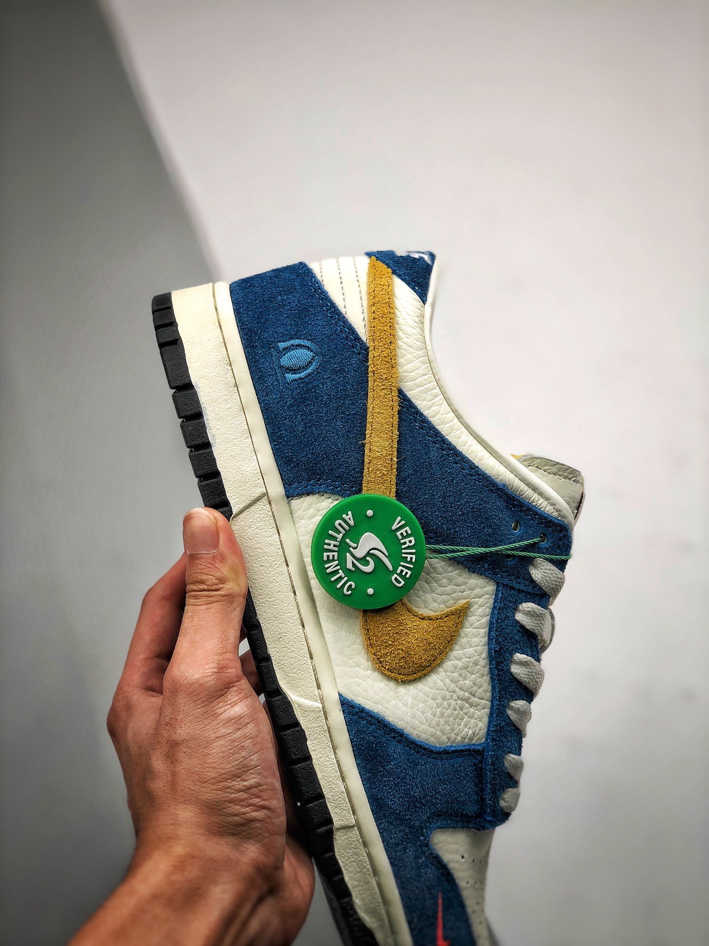 Sb Dunk Low Kasina Industrial Blue Sail/University Gold-Industrial Blue 7