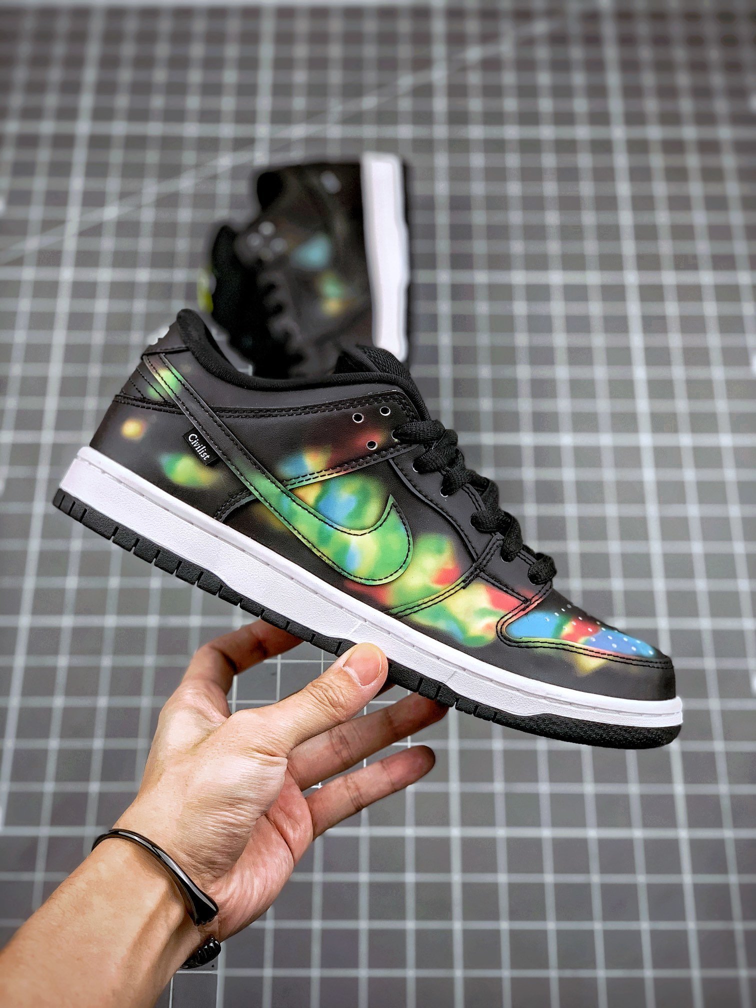 Sb Dunk Low X Civilist Black/Multi-Color 13