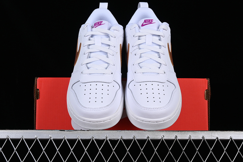 Court Borough Low 2 White/Orange/Purple 15