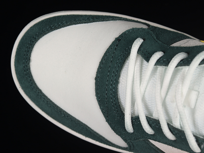 Court Borough Low White/Dark Green/Yellow 7