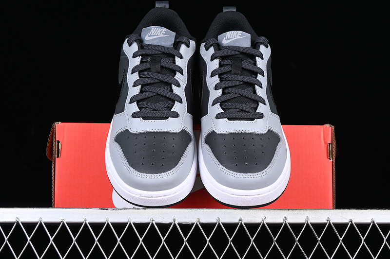 Court Borough Low 2 White/Black/Grey 7