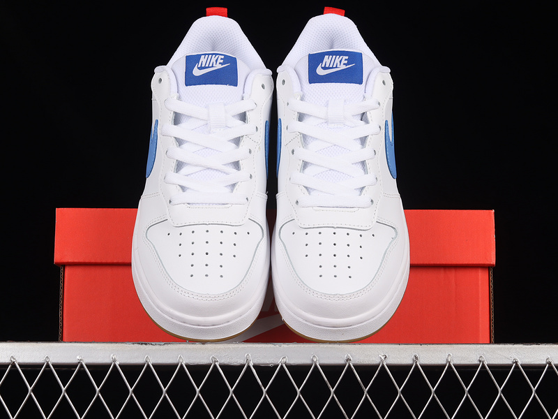 Court Borough Low 2 White/Blue/Red 21