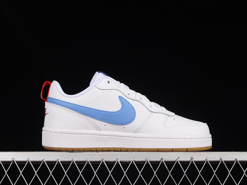 Court Borough Low 2 White/Blue/Red 25