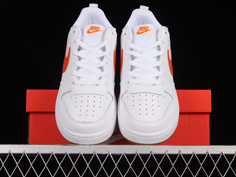 Court Borough Low 2 Gs White/Summit White/Sail/Orange 7