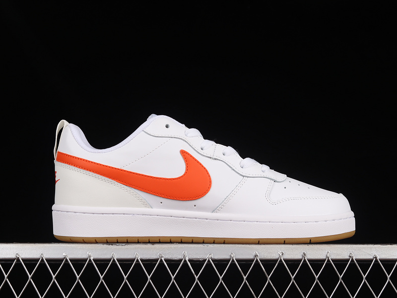 Court Borough Low 2 Gs White/Summit White/Sail/Orange 23