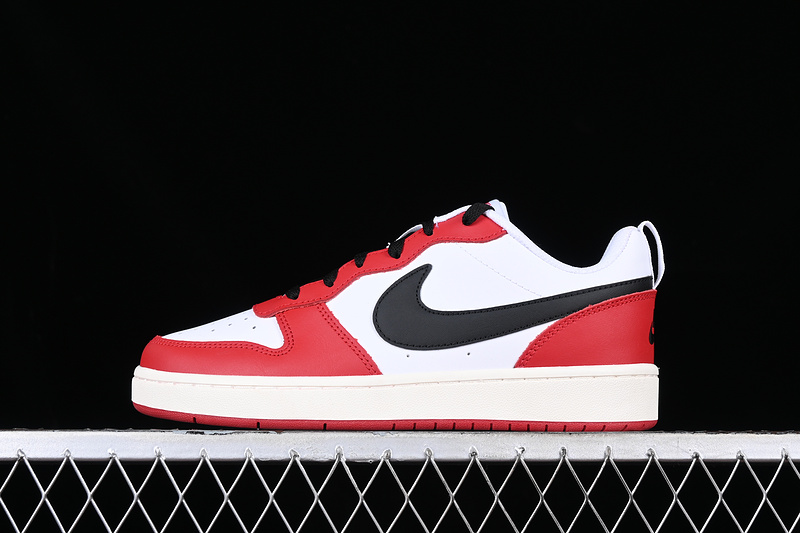 Court Borough Low 2 White/Black/Red 5