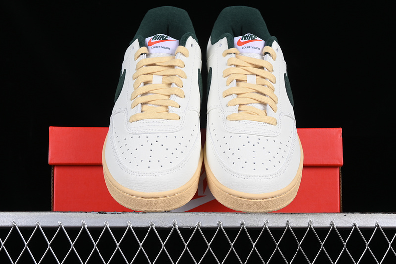 Court Vision Low Lo White/Black/Yellow/Brown 25