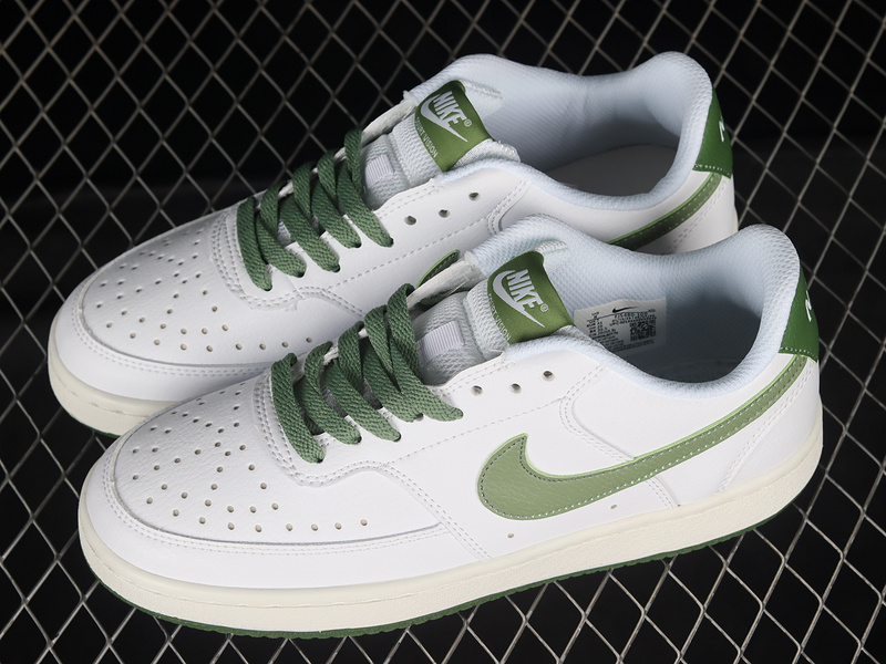 Court Vision Low White/Treeline/Sail/Oil Green 23