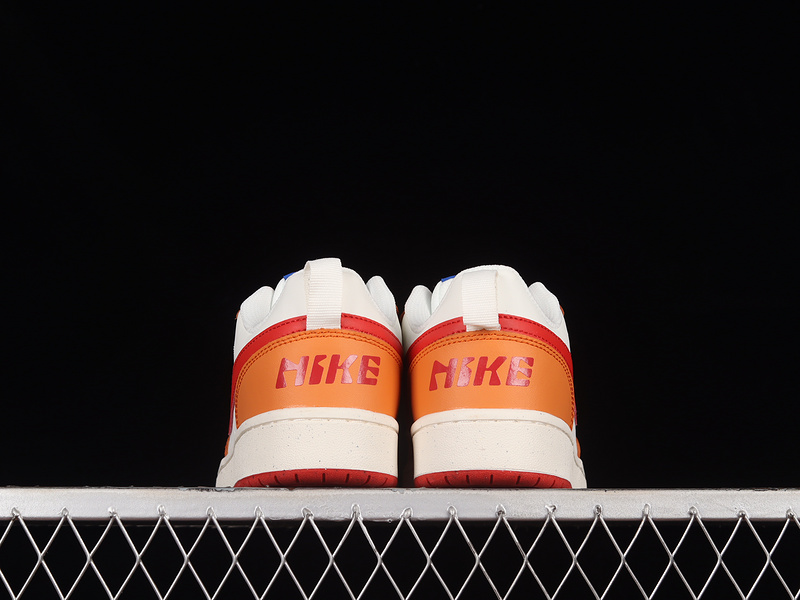 Court Borough Low 2 White/Orange/Red 13