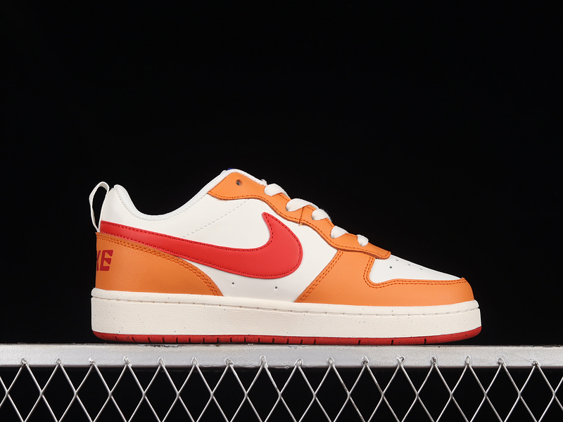 Court Borough Low 2 White/Orange/Red 29