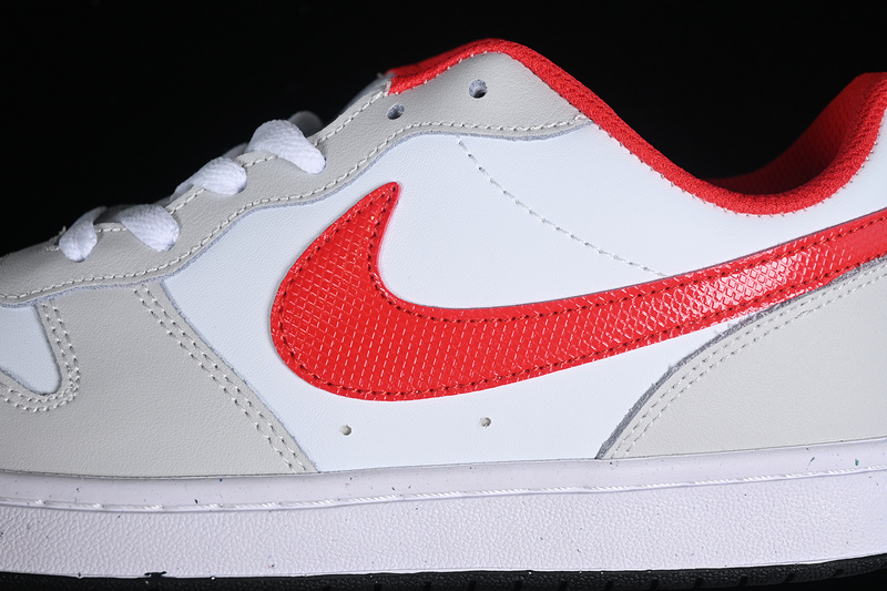 Court Borough Low 2 White/Grey/Red 27